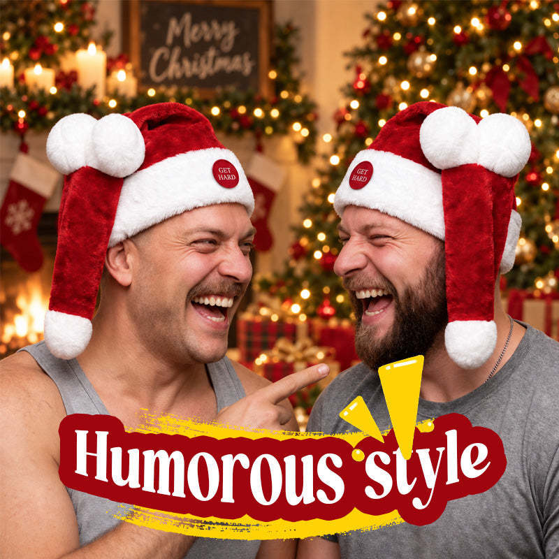 🎅 Funny Moving Santa Hat – Dynamic Christmas Party Accessory