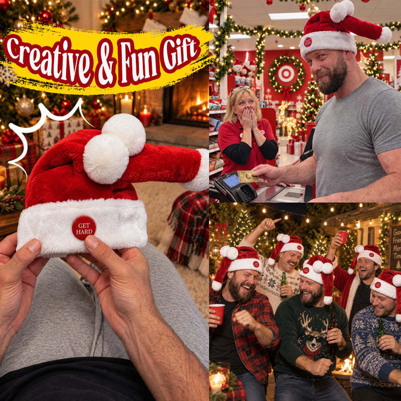 🎅 Funny Moving Santa Hat – Dynamic Christmas Party Accessory
