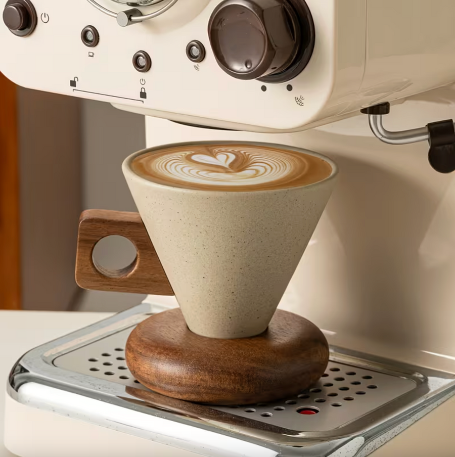 ☕ Artisan Ceramic Coffee Cup Set – Japandi Style