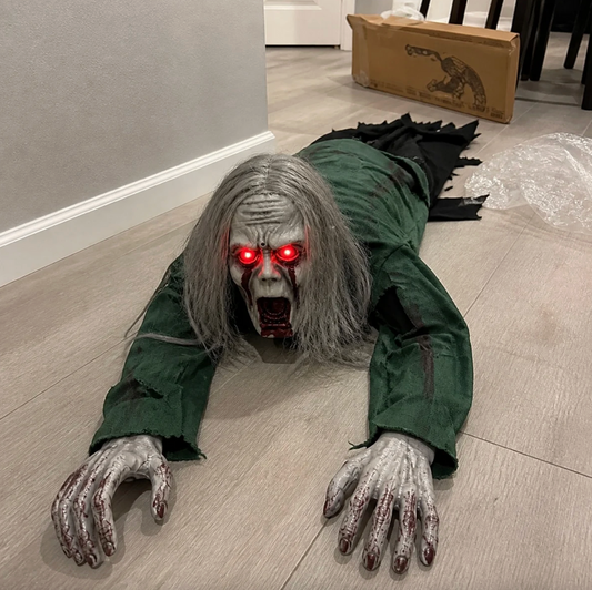 💀 Animated Crawling Halloween Prop – Spooky Moving Horror Decoration