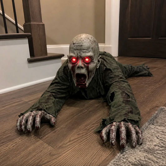 💀 Animated Crawling Halloween Prop – Spooky Moving Horror Decoration