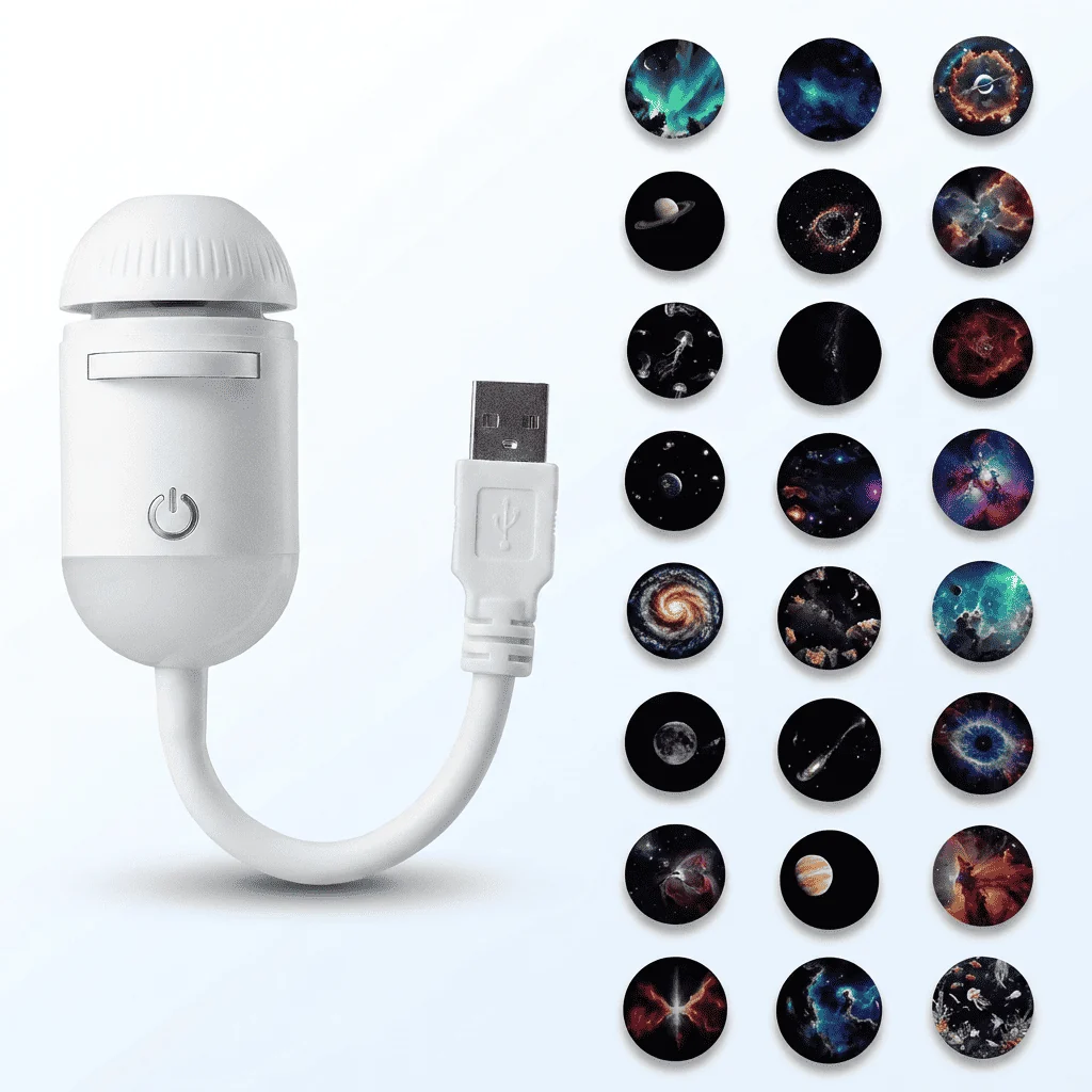 🌠 Galaxy Projector Night Light – Instant Starry Sky for Any Room