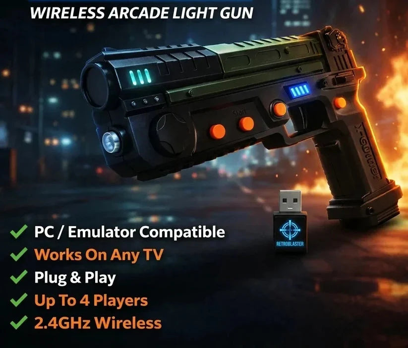 🕹️ Wireless Arcade Controller – Turn Any Screen Into an Arcade