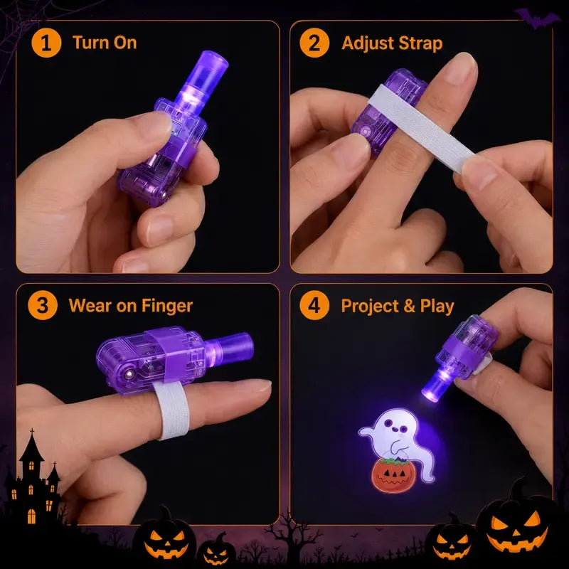 🎃 Halloween Finger Rings – Fun Party Favors for Kids