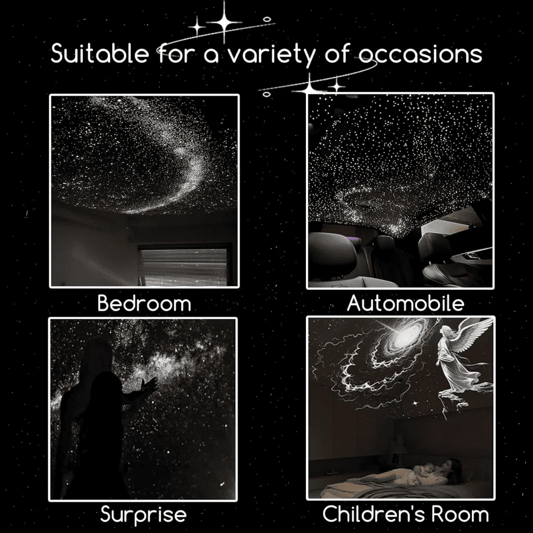 🌠 Galaxy Projector Night Light – Instant Starry Sky for Any Room