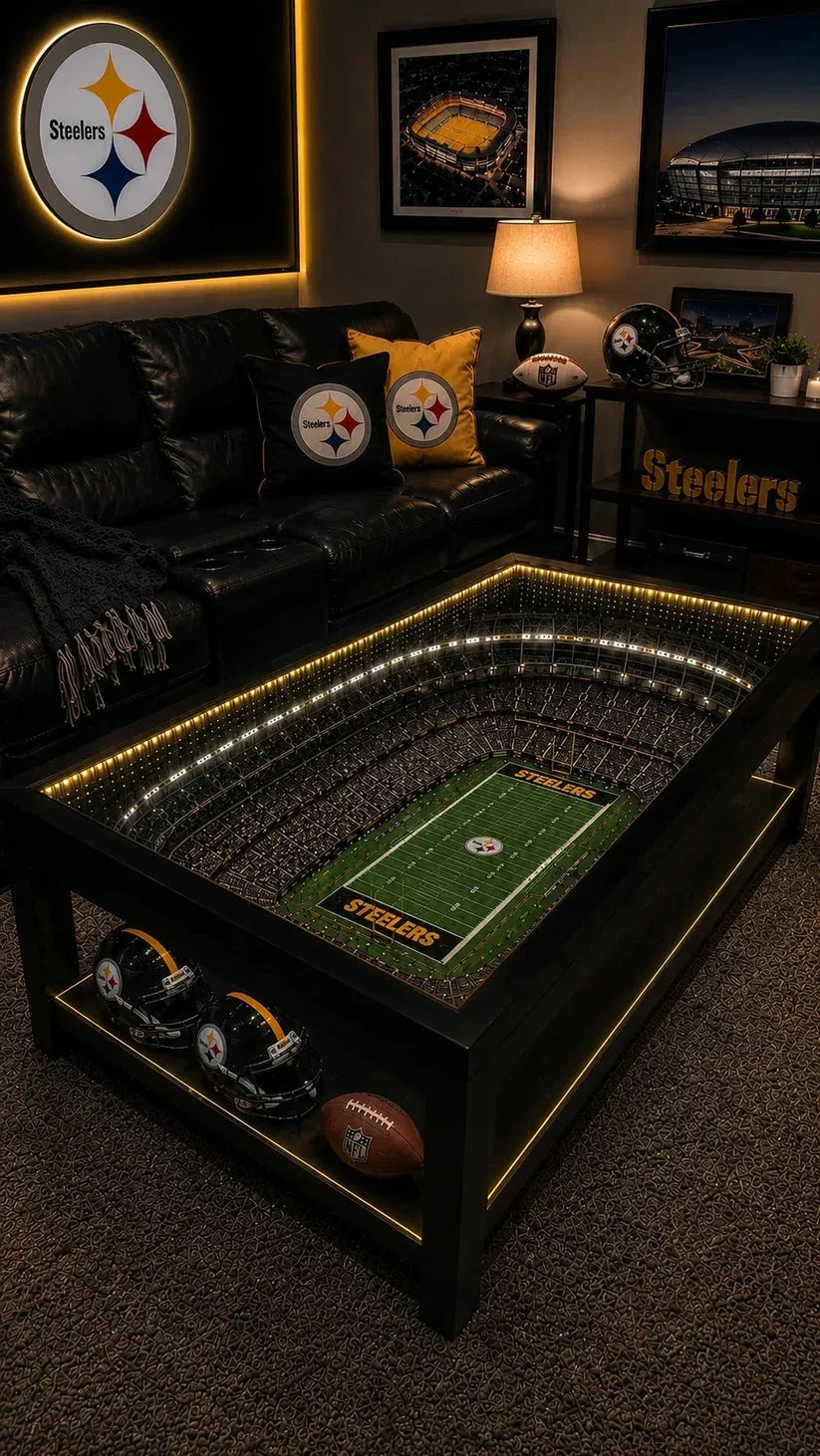 🏈 Stadium‑Inspired Coffee Table – Bring Game Day Home