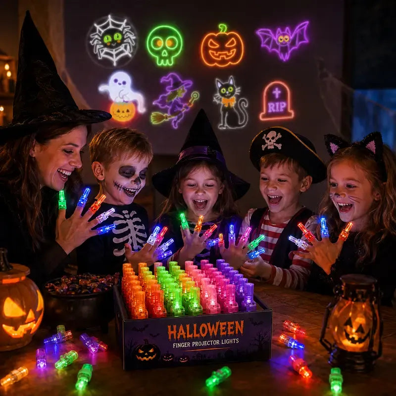 🎃 Halloween Finger Rings – Fun Party Favors for Kids